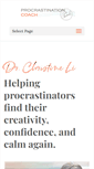 Mobile Screenshot of procrastinationcoach.com